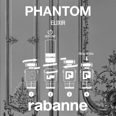 PERFUME RABANNE PHANTOM HOMBRE 200 ML ELIXIR PARFUM INTENSE RECARGABLE - 6
