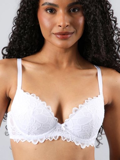 SOSTÉN PUSH UP ENCAJE MUJER FLORES COPAS FLOR 13504 - 3