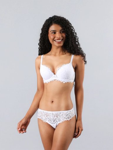 SOSTÉN PUSH UP ENCAJE MUJER FLORES COPAS FLOR 13504 - 4
