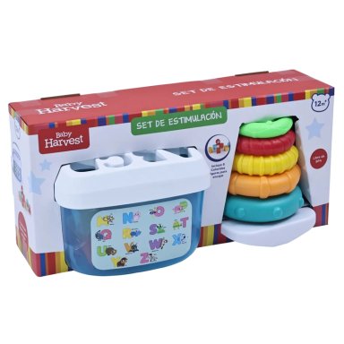 JUNIOR LEARNING SET INCLUDE STACKING RINGS & BUCKET - 2