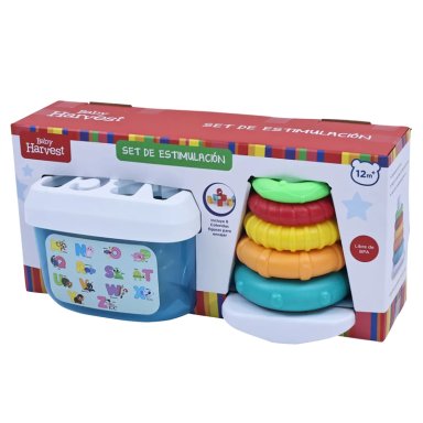 JUNIOR LEARNING SET INCLUDE STACKING RINGS & BUCKET - 3