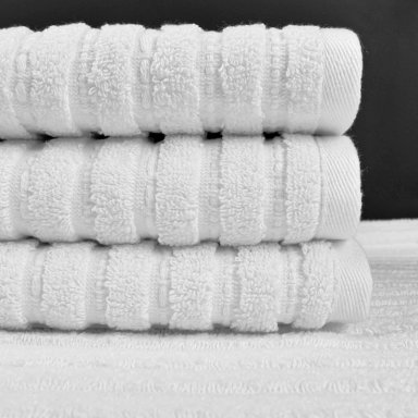 TOALLA DE MANO LOURDES AGATHE BLANCO 50 X 80 CM - 2