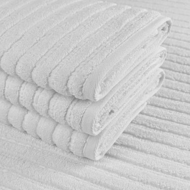 TOALLA DE MANO LOURDES AGATHE BLANCO 50 X 80 CM - 3