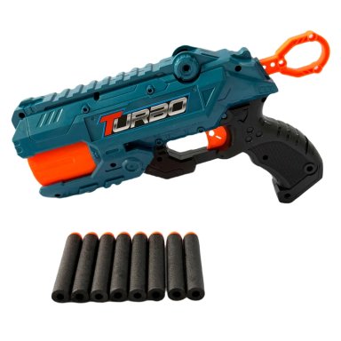 LANZADOR TURBO C/6 DARDOS ATTACKER - 3