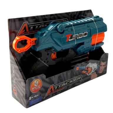 LANZADOR TURBO C/6 DARDOS ATTACKER - 5