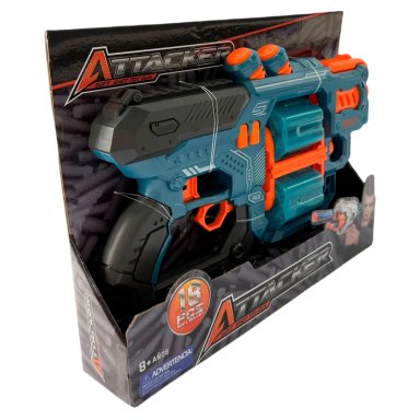 LANZADOR WARRIOR D/ RECARGA 18 DARDOS - 5