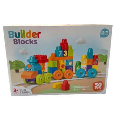 BLOQUES TREN ENTRETENIDO 50PCS - 4