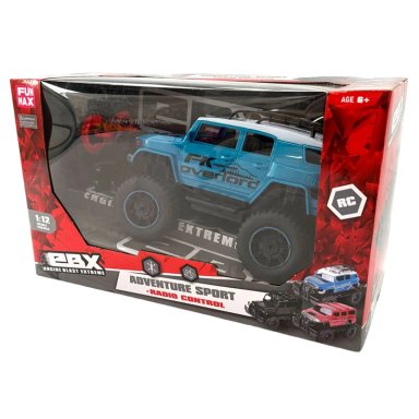 R/C CAMIONETA C/LUCES AZUL C/BATERIA - 7