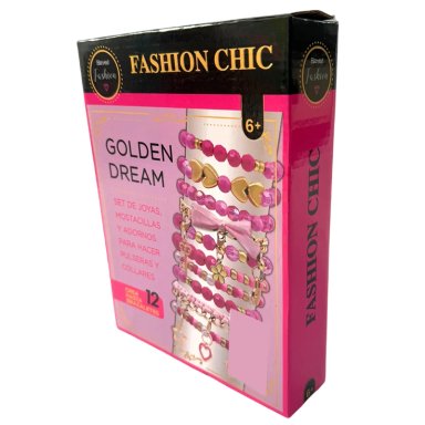 SET GIFT BRAZALETES GOLD HVT FASHION - 4