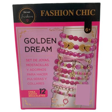 SET GIFT BRAZALETES GOLD HVT FASHION - 6