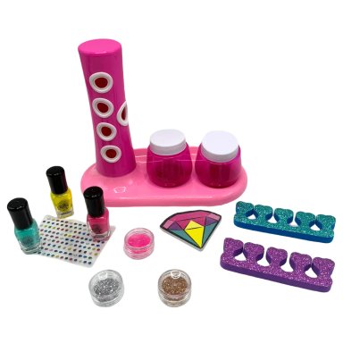 SET SALON PINTA UÑAS BRILLOS - 1