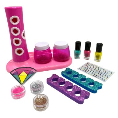 SET SALON PINTA UÑAS BRILLOS - 3