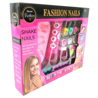 SET SALON PINTA UÑAS BRILLOS - 6