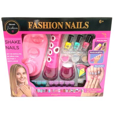 SET SALON PINTA UÑAS BRILLOS - 7