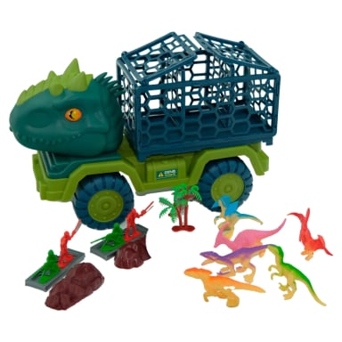 CAMION DINOSAURIO JAULA Y ACCESORIOS - 1