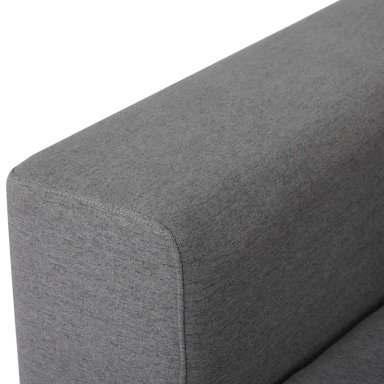SOFÁ RIPLEY HOME MARÍA + PUFF GRIS - 5