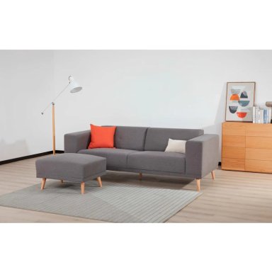SOFÁ RIPLEY HOME MARÍA + PUFF GRIS - 10