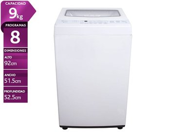 LAVADORA MIDEA 9 KG CARGA SUPERIOR MLS-090BE04N - 1