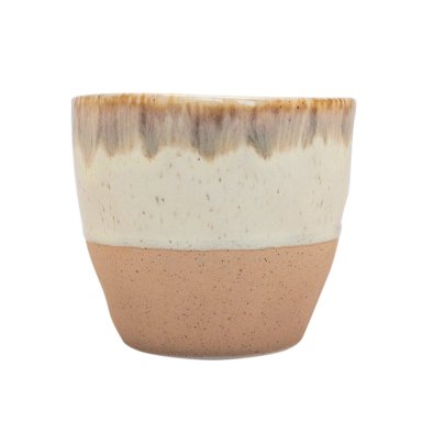 SET X4 VASOS WAYU CERÁMICA BEIGE - 2
