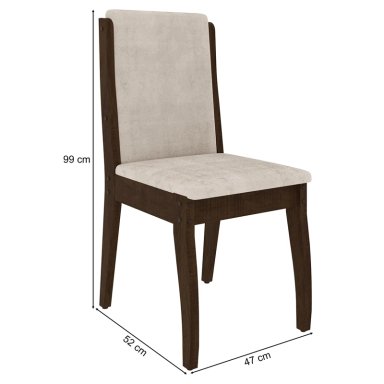 JUEGO COMEDOR DECOCASA LORENZI 1.2 4 SILLAS - 7