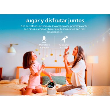 PARLANTE BLUETOOTH PHILIPS KARAOKE TAS2509WT - 4