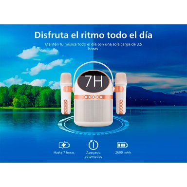 PARLANTE BLUETOOTH PHILIPS KARAOKE TAS2509WT - 9