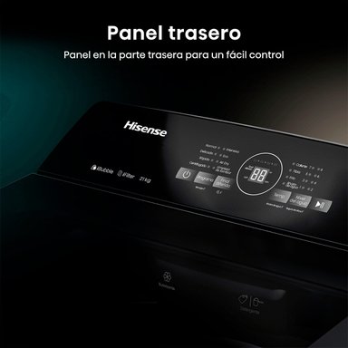 LAVADORA CARGA SUPERIOR HISENSE WT3I2123UT 21KG GRIS - 11
