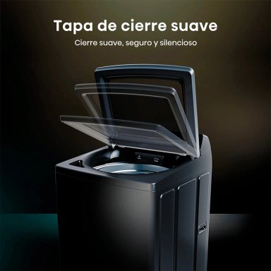 LAVADORA CARGA SUPERIOR HISENSE WT3I2323UT 23KG GRAFITO - 8