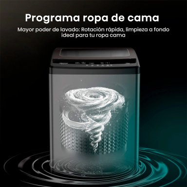 LAVADORA CARGA SUPERIOR HISENSE WT3W1923UT 19KG GRAFITO - 5