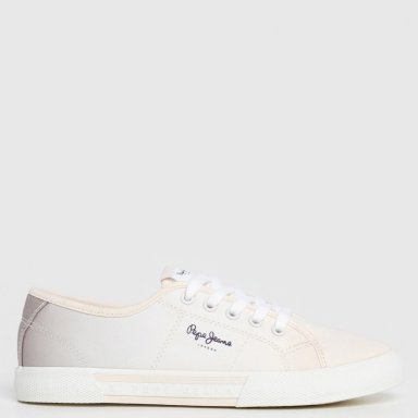 ZAPATILLAS MUJER PEPE JEANS LONDON URBANO BEIGE BRADY COLORS - 1