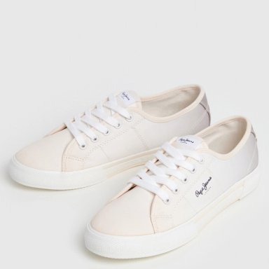 ZAPATILLAS MUJER PEPE JEANS LONDON URBANO BEIGE BRADY COLORS - 2