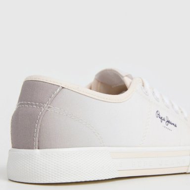 ZAPATILLAS MUJER PEPE JEANS LONDON URBANO BEIGE BRADY COLORS - 6
