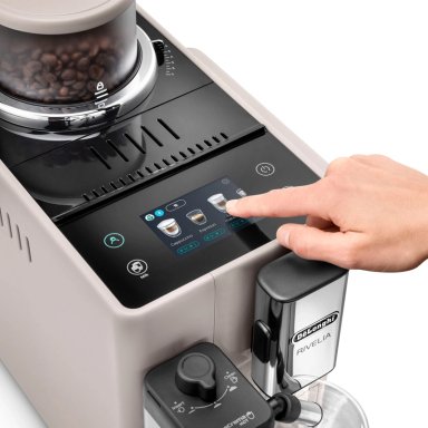 CAFETERA DELONGHI SUPER AUTOMÁTICA RIVELIA BEIGE - 4