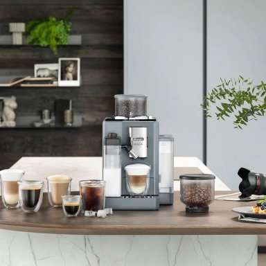CAFETERA DELONGHI SUPER AUTOMÁTICA RIVELIA GRIS - 5