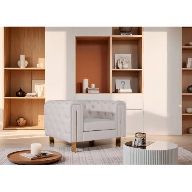 SILLÓN RIPLEY HOME CAPTIONE NEW VICTORIA BLANCO - 3