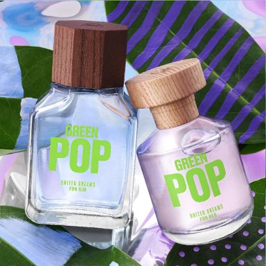 PERFUME BENETTON DREAMS GREEN POP MUJER UNITED FOR HER EDT 80 ML - 4