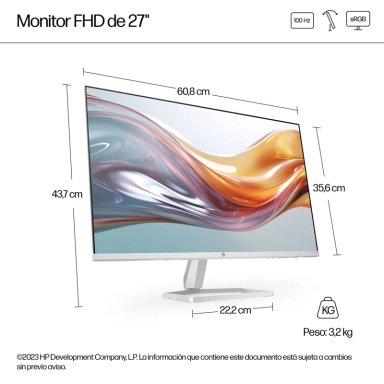 MONITOR LCD IPS HP 27 PAVILION S5 527SW - 7