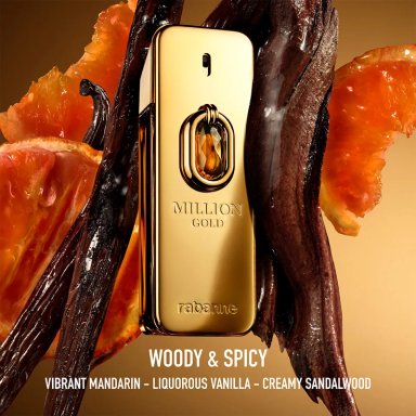 PERFUME RABANNE HOMBRE 200 ML MILLION GOLD ELIXIR PARFUM INTENSE - 3