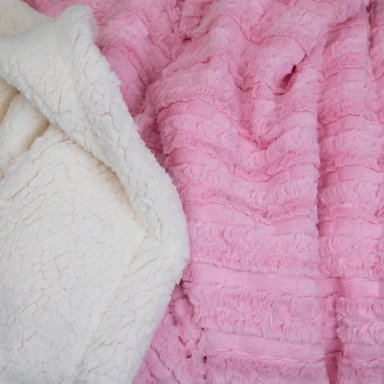 MANTA DORAL OUTBOSS DELUXE 152 X 127 CM SHERPA ROSADO - 3