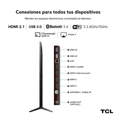 SMART TV TCL QLED MINI LED 4K UHD 75” C6K - 15