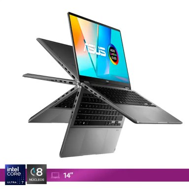 NOTEBOOK ASUS VIVOBOOK 14 FLIP TP3407SA-QL085W INTEL CORE ULTRA 7 16GB RAM 1TBSSD PANTALLA TOUCH 14" - 1
