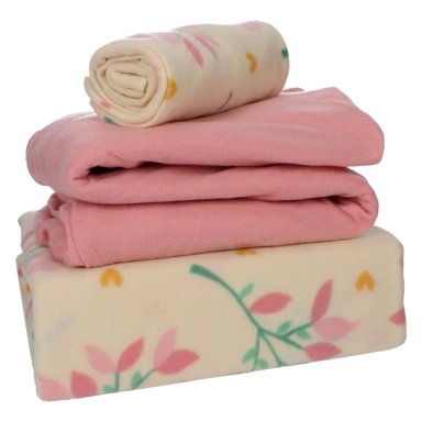 JUEGO DE SÁBANAS ANDES FLORES KING POLAR ESTAMPADA - 3