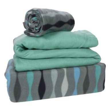 JUEGO DE SÁBANAS ANDES ONDAS KING POLAR ESTAMPADA - 3