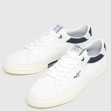 ZAPATILLAS HOMBRE PEPE JEANS LONDON URBANO BLANCO KENTON KNIT - 2