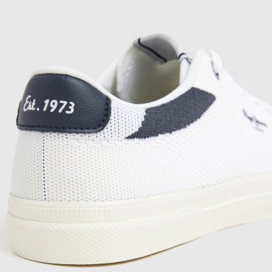 ZAPATILLAS HOMBRE PEPE JEANS LONDON URBANO BLANCO KENTON KNIT - 6