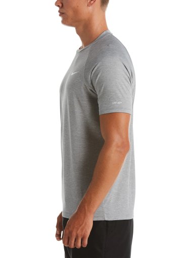 POLERA HOMBRE NIKE NESSA589-090 GRIS MANGA CORTA HYDROGUARD - 2