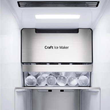 REFRIGERADOR SIDE BY SIDE LG GS66SXNC 635L NO FROST PLATA - 11