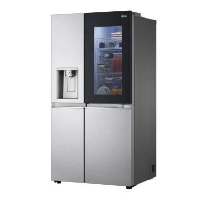 REFRIGERADOR SIDE BY SIDE LG GS66SXNC 635L NO FROST PLATA - 4