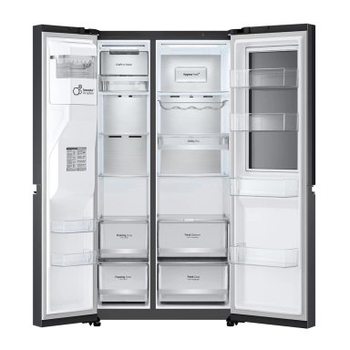 REFRIGERADOR SIDE BY SIDE LG GS66SXTC 635L NO FROST GRAFITO - 6