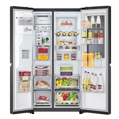 REFRIGERADOR SIDE BY SIDE LG GS66SXTC 635L NO FROST GRAFITO - 7